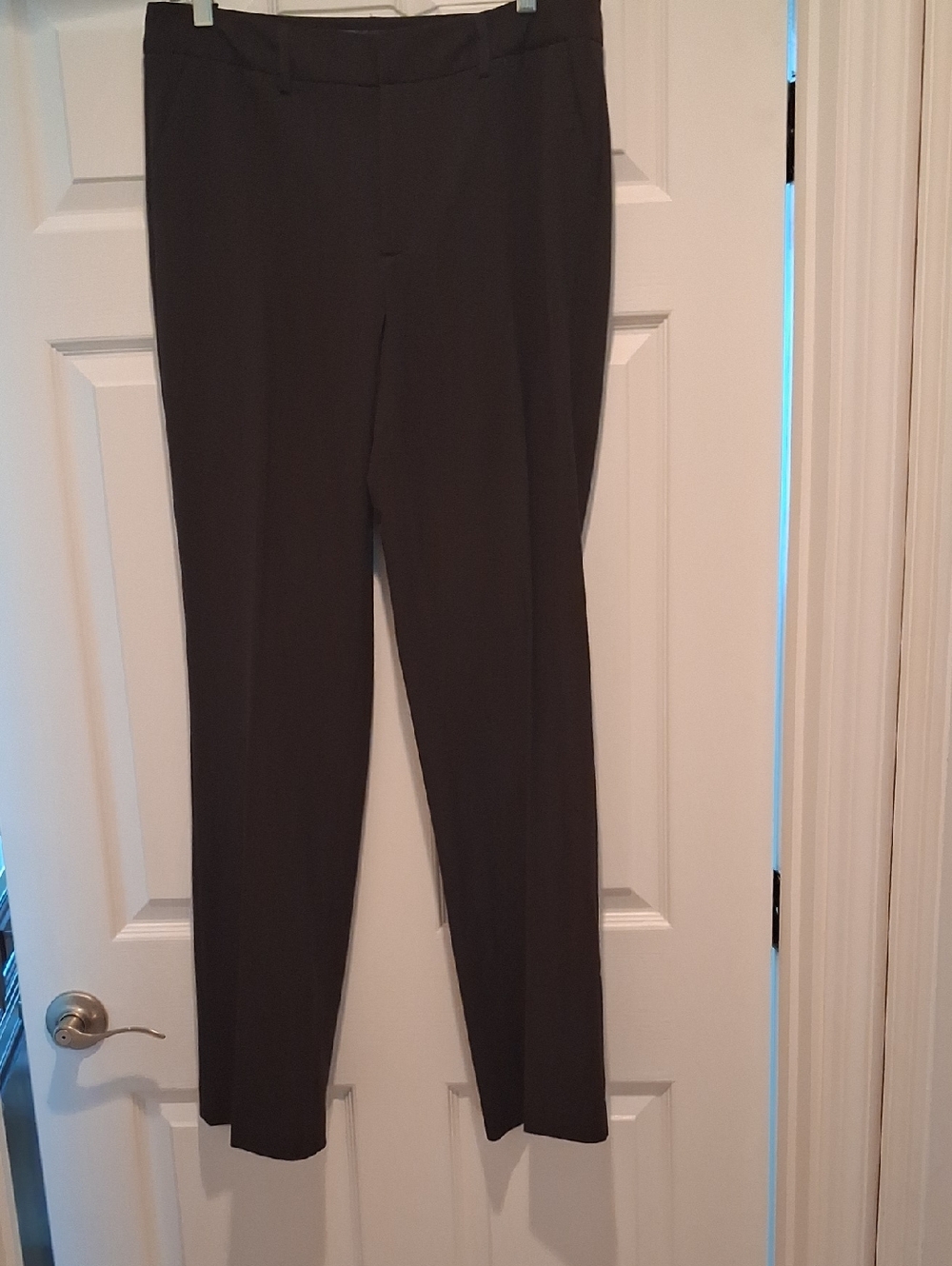 NYDJ Brown Trousers.  Straight Leg.  Size 8